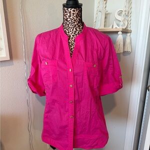 Anne Klein Fuchsia Blouse